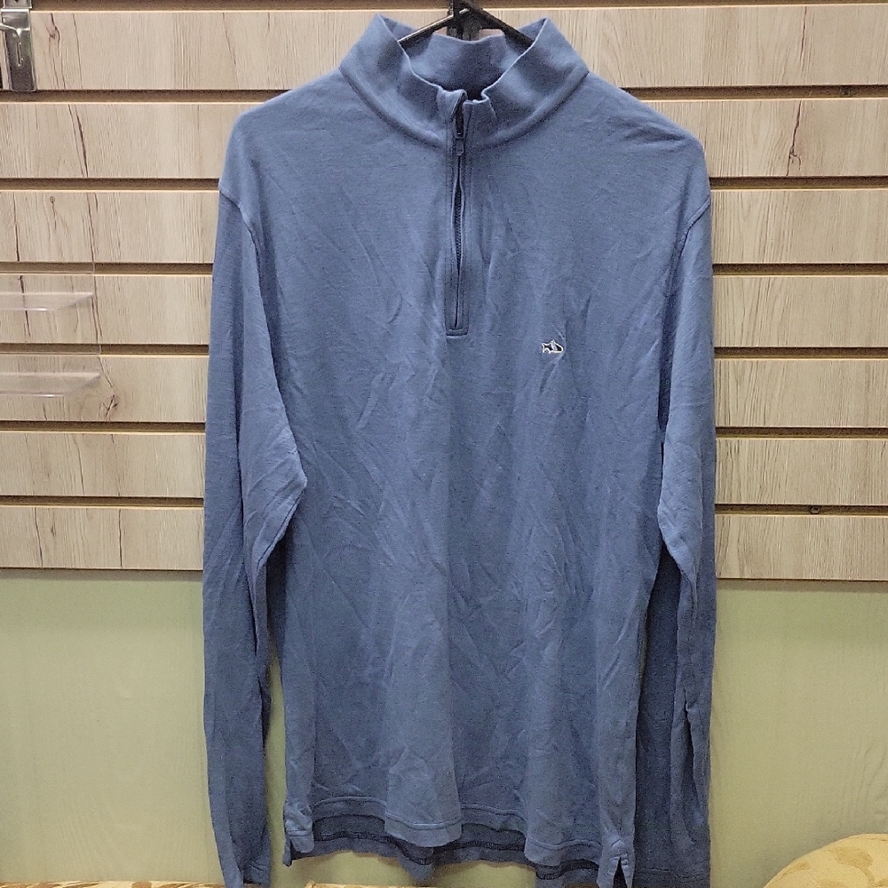 Fish Hippie Blue Quarter-Zip Pullover